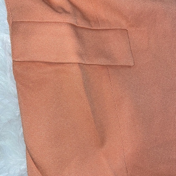 BLVD PEACH OPEN FRONT BLACK COLLAR BLAZER - Picture 13 of 15